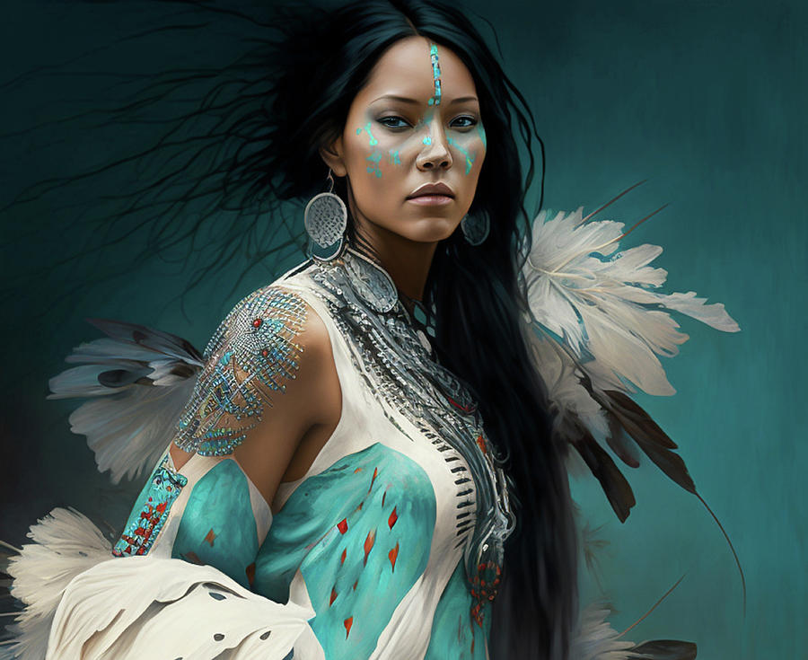Native American Woman Photograph By Athena Mckinzie Pixels