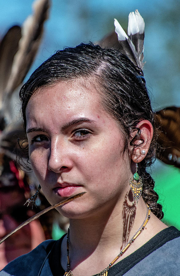 Native American Woman Photograph by TJ Baccari - Fine Art America