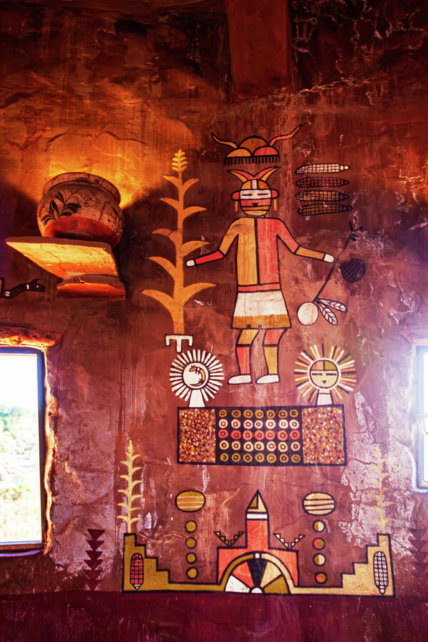 Native art mural inside the Watchtower - Grand Canyon, Arizona Photograph by Tatiana Travelways Native art mural inside the Watchtower - Grand Canyon, Arizona Photograph by Tatiana Travelways