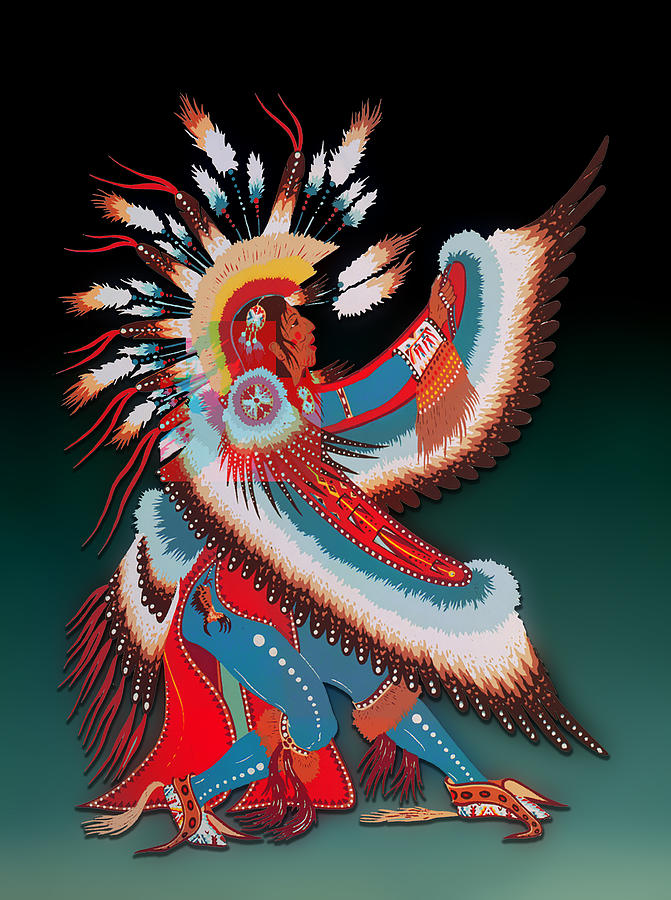 Native Eagle Dancer by Carlos Diaz Native Eagle Dancer by Carlos Diaz