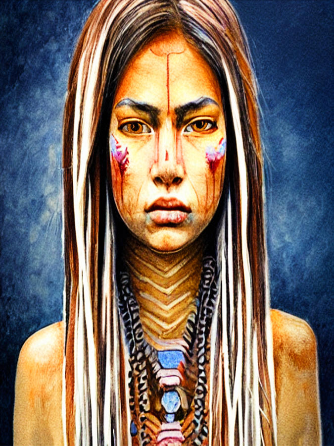 Native Painting by Issie Alexander - Fine Art America