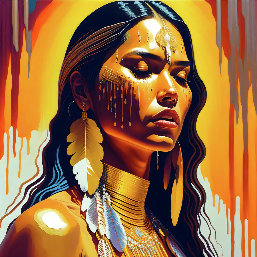 Native Digital Art by Mark Wheeler - Fine Art America