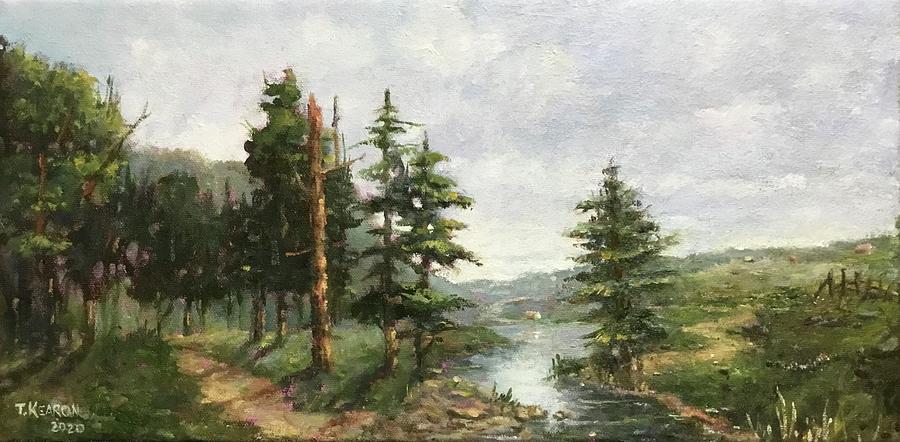 Native Pines Painting by Thomas Kearon