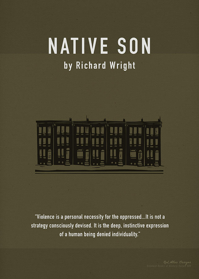 Native Son by Richard Wright Greatest Books Ever Art Print Series 089 ...