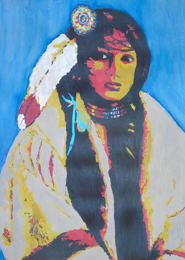 Native Squaw Digital Art By Morein Mahoney Fine Art America