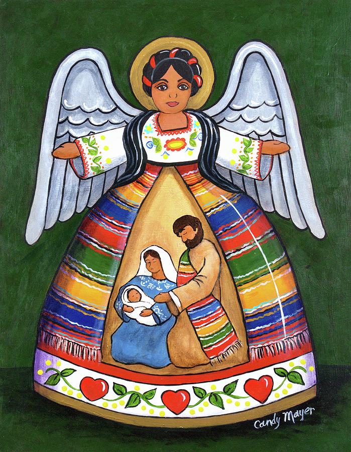 Nativity Angel Painting