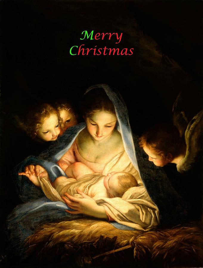 Nativity Painting by Carlo Maratta