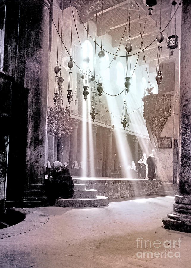Nativity Church Mass in 1940 Photograph by Munir Alawi