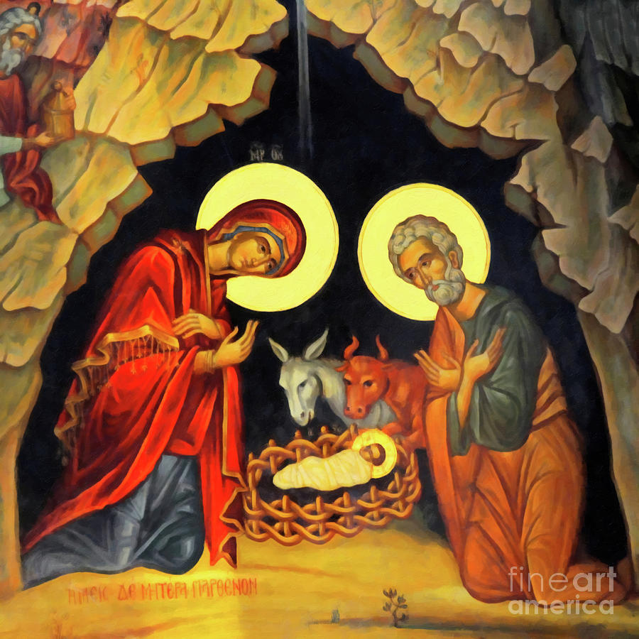 Nativity Grotto Painting Photograph by Munir Alawi