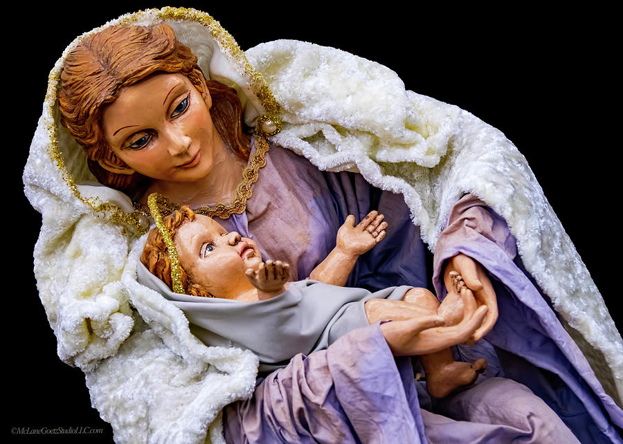 Nativity Mary with Child Photograph by LeeAnn McLaneGoetz McLaneGoetzStudioLLCcom
