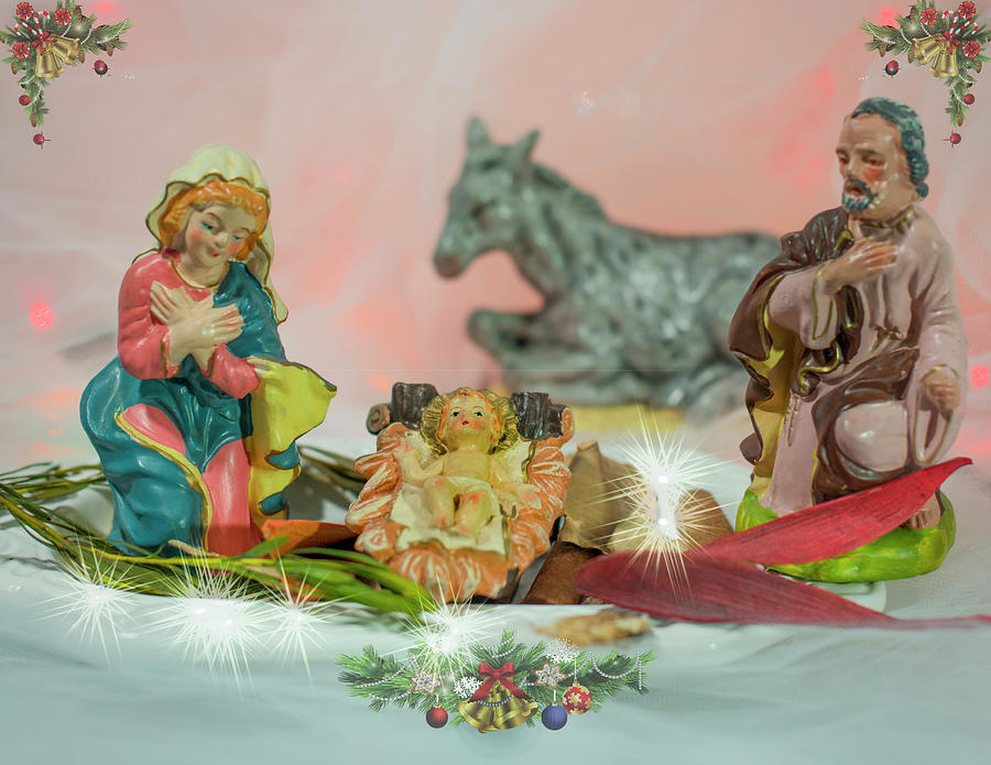 Nativity scene Photograph by Cordia Murphy