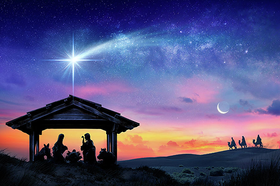 Nativity Scene v2 Digital Art by Robert Banach Nativity Scene v2 Digital Art by Robert Banach