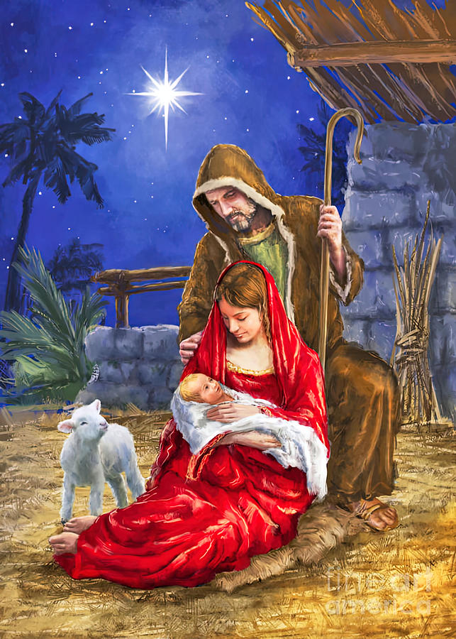 Nativity Scene With Bethlehem Star Photograph By Munir Alawi Fine Art