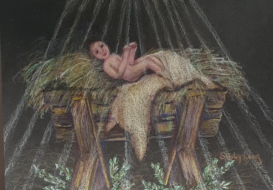Nativity Painting - Nativity by Shirley Long