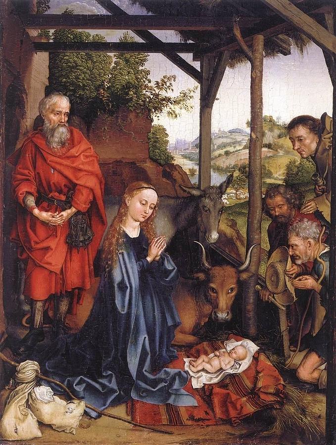 Nativity - The Birth of Christ Painting by Martin Schongauer - Fine Art ...