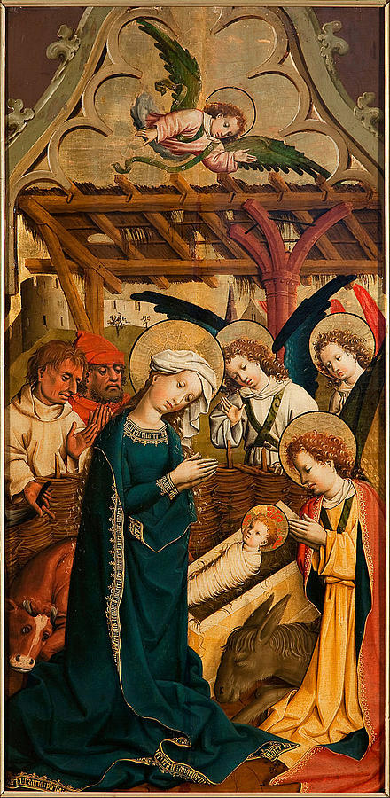 Nativity The Holy Night Photograph by Master of Lichtenstein Castle ...