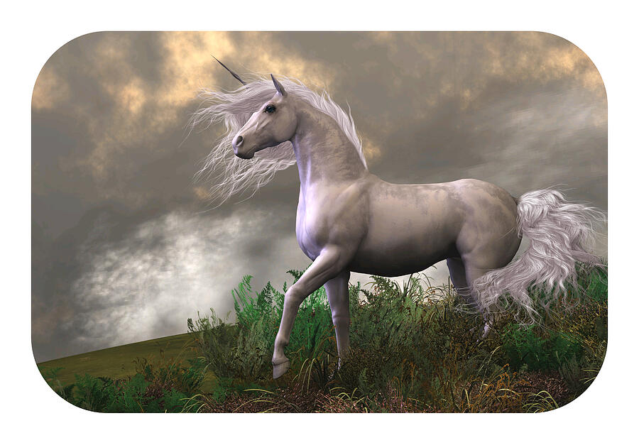Natl Unicorn Day v1 Digital Art by Robert Banach