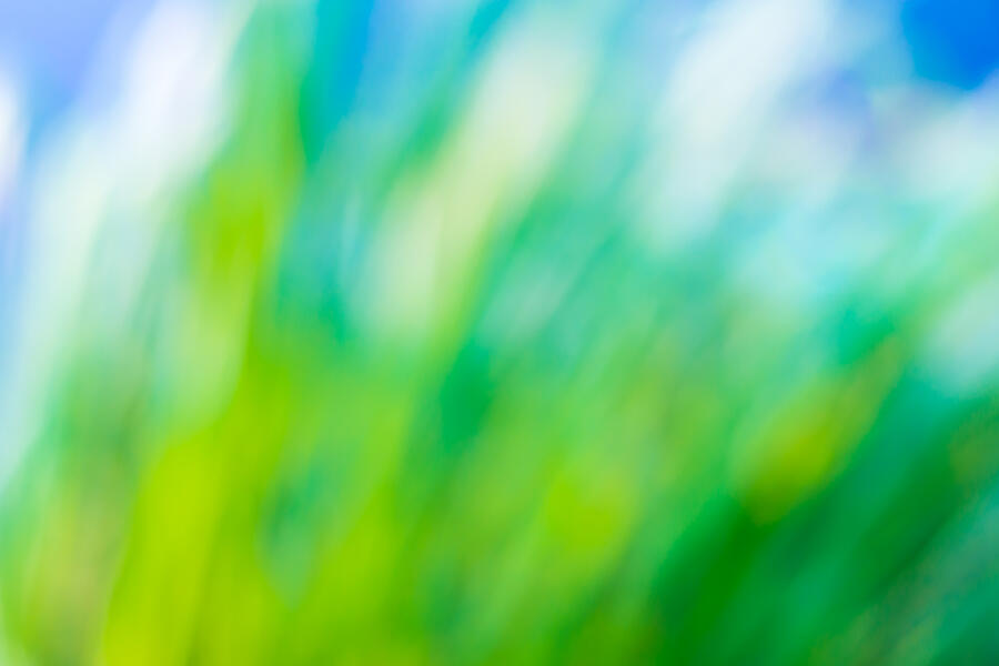 Natural green and blue bokeh background Photograph by Jakkritpimpru