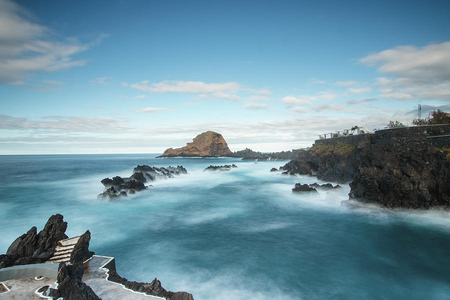 Natural pools in Porto Moniz, north-west of Madeira Photograph by Vaclav Sonnek