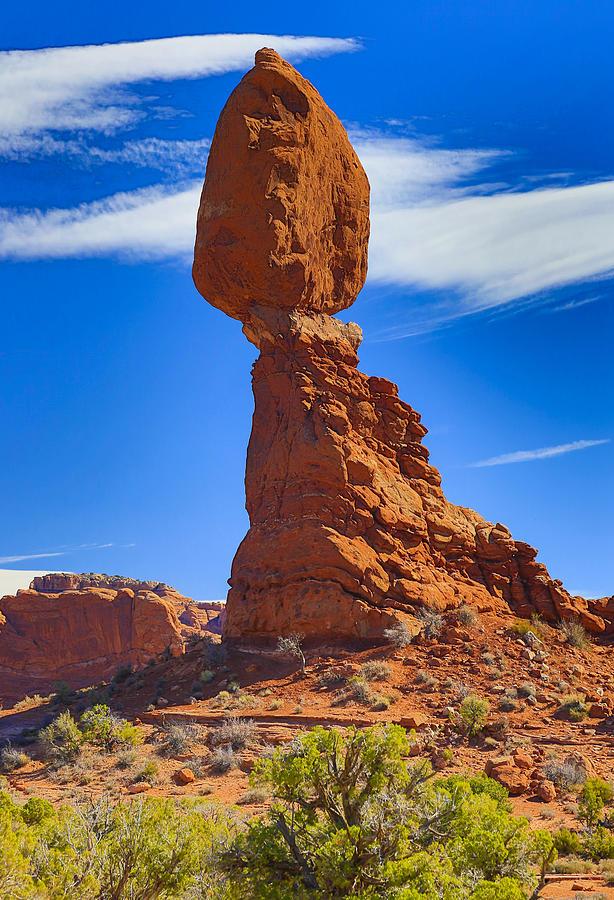 Natural Rock Formation -Balanced Rock Photograph by Antoinette Charles Photography