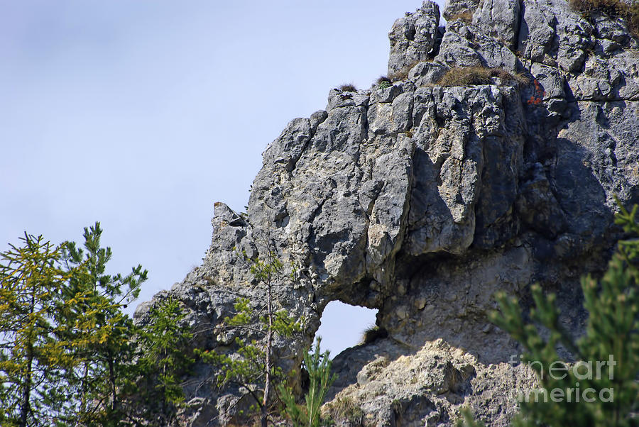 Nature Photograph - Natural rock hole by Cosmin-Constantin Sava