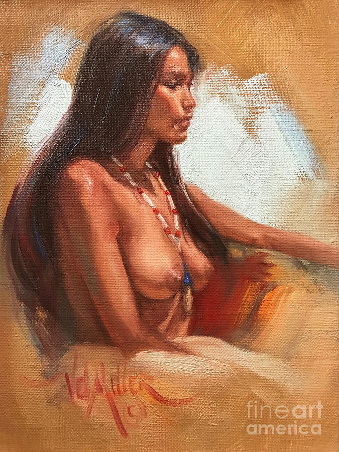 Nude Painting - Natural by Vel Miller