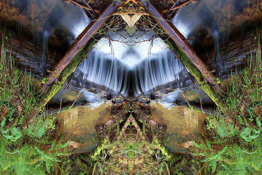 Nature Mirror on Cedar Creek #1V Photograph by Ben Upham III