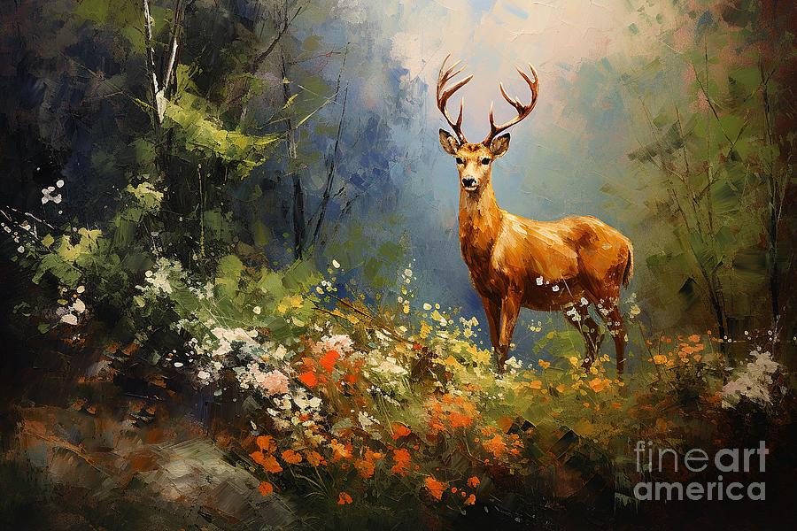 Nature Painting Series 082723a Digital Art by Carlos Diaz