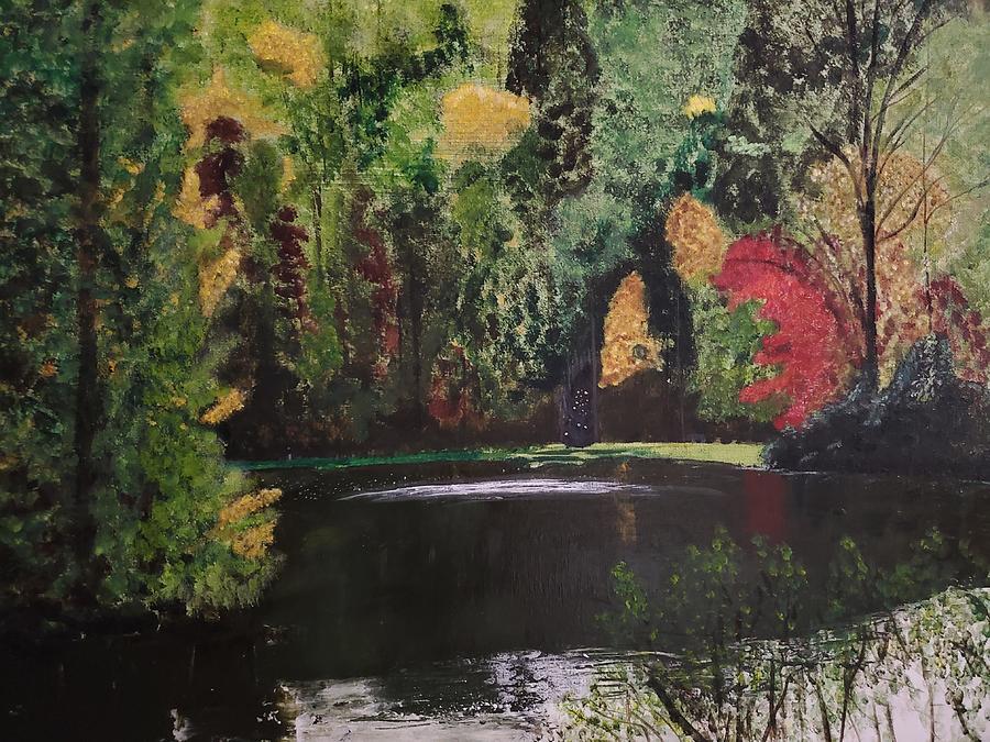 Nature Walk Painting by April Clay