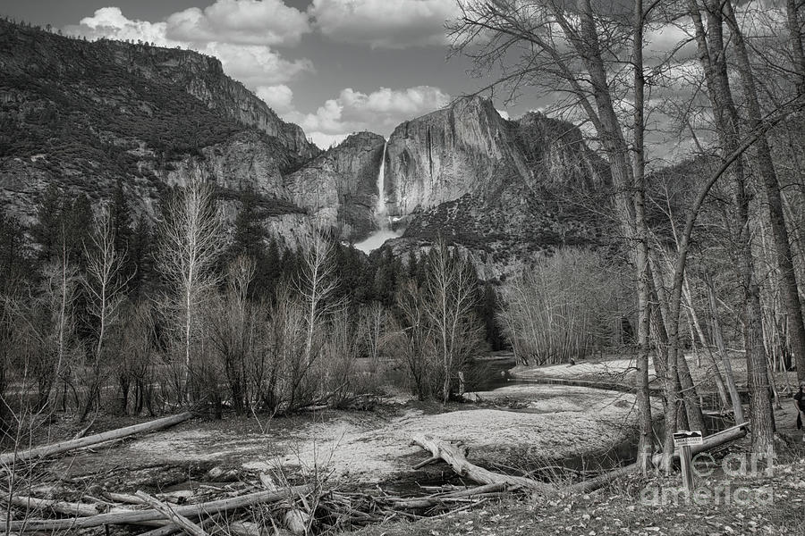Yosemite National Park Photograph - Nature Best Yosemite Black white  by Chuck Kuhn