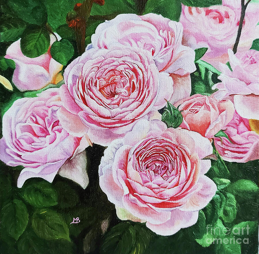 Rose Painting - Natures Bounty by Wildlife and Nature