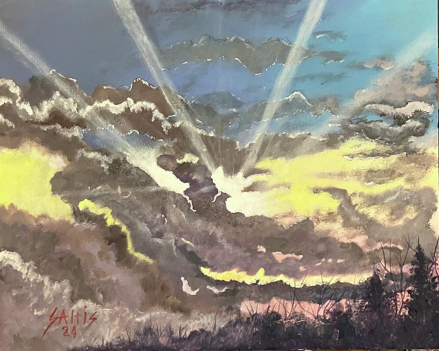 Natures Fury Painting by Jim Saltis