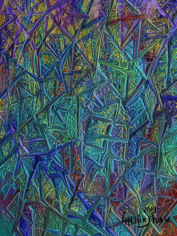 Abstract Collection - Natures Architecture Painting by Lisa Hinshaw