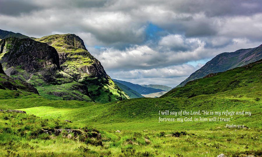 Natures Inspiration, Scottish Highlands Photograph by Marcy Wielfaert