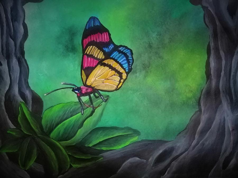 Butterfly Painting - Painted beauty by Tara Krishna