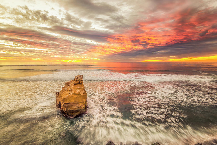 Natures Picture Show At Sunset Cliffs Natural Park Photograph by Joseph S Giacalone