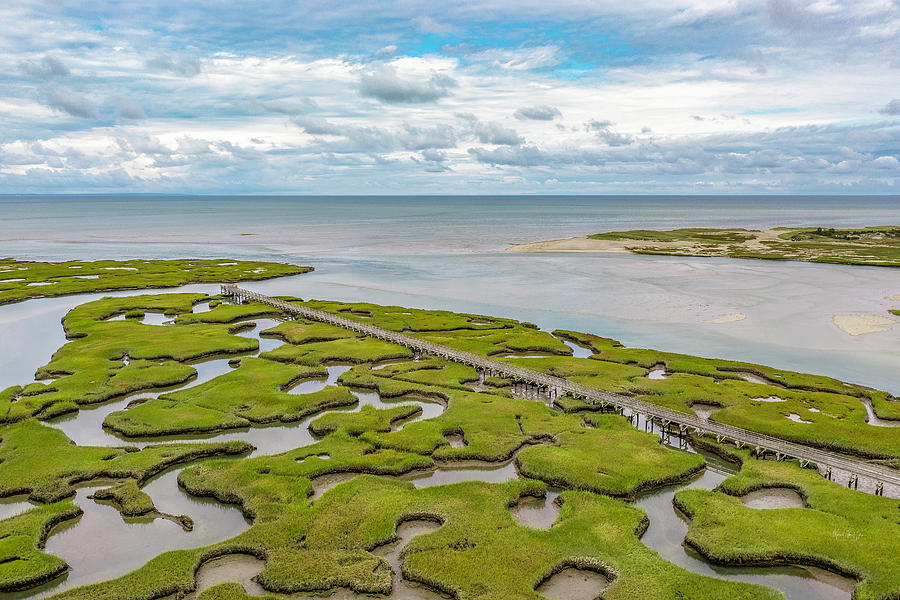Natures Puzzle Grays Beach Photograph by Veterans Aerial Media LLC