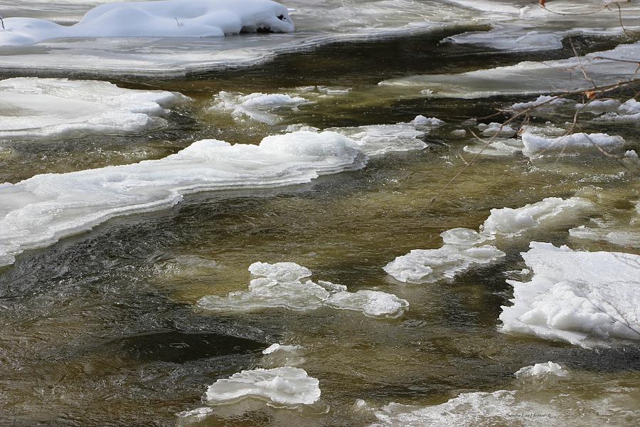 Winter Photograph - Natures River Art by Sandra Huston