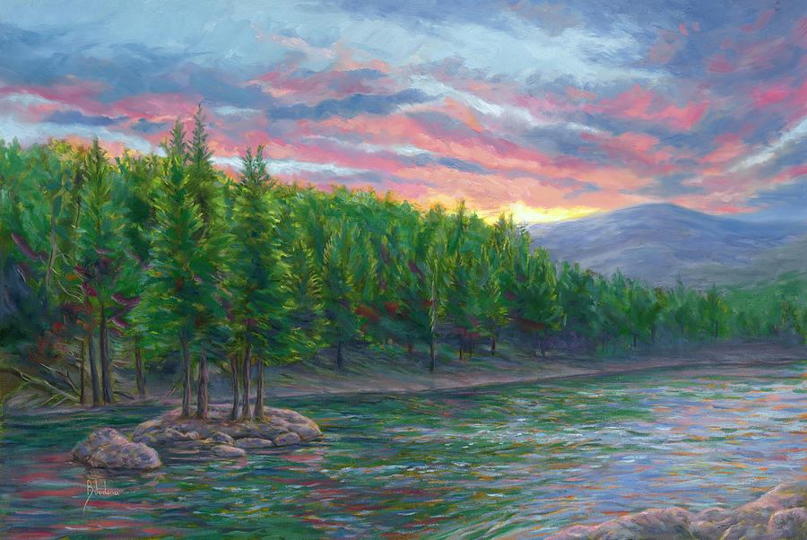 Natures Splendor Painting by Lucie Bilodeau