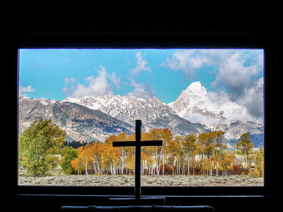 Church Window to the Almighty... Photograph by David Choate