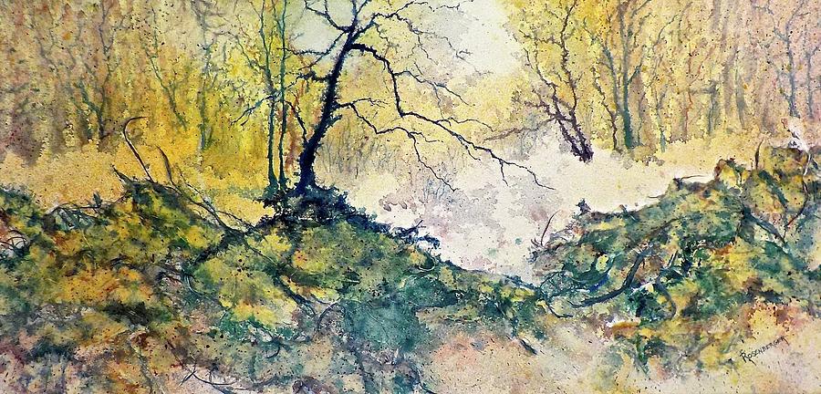 Nature Painting - Natures Textures by Carolyn Rosenberger