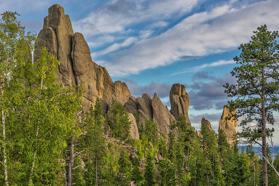 Mountain Photograph - Natures Towers by Lorraine Baum