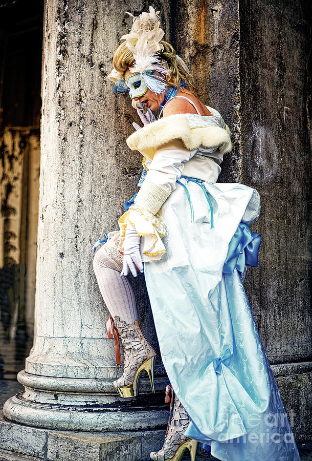 Naughty Carnival in Venice Photograph by John Rizzuto