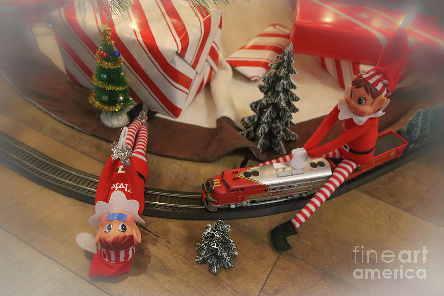 Naughty Elves Photograph by Darrell Foster