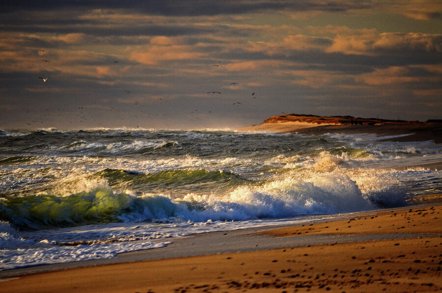 Nauset Beach - Parting Clouds Photograph by Dianne Cowen Cape Cod ...