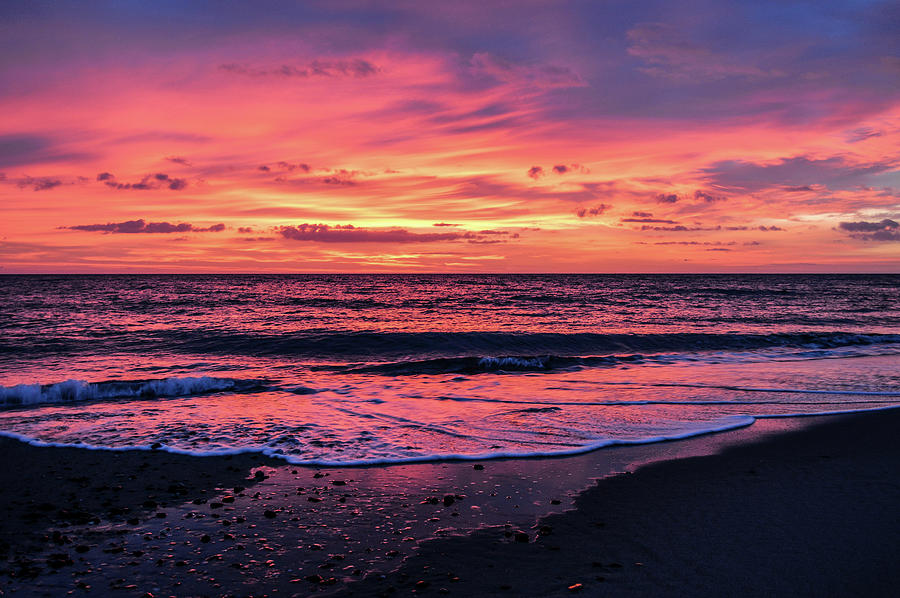Nauset Beach - Pink Dawn Photograph by Dianne Cowen Cape Cod Photography