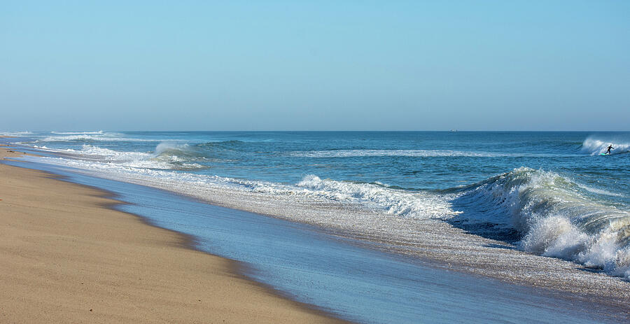 Beach Photograph - Nauset Left Blue 2 by Kevin Gullbrants