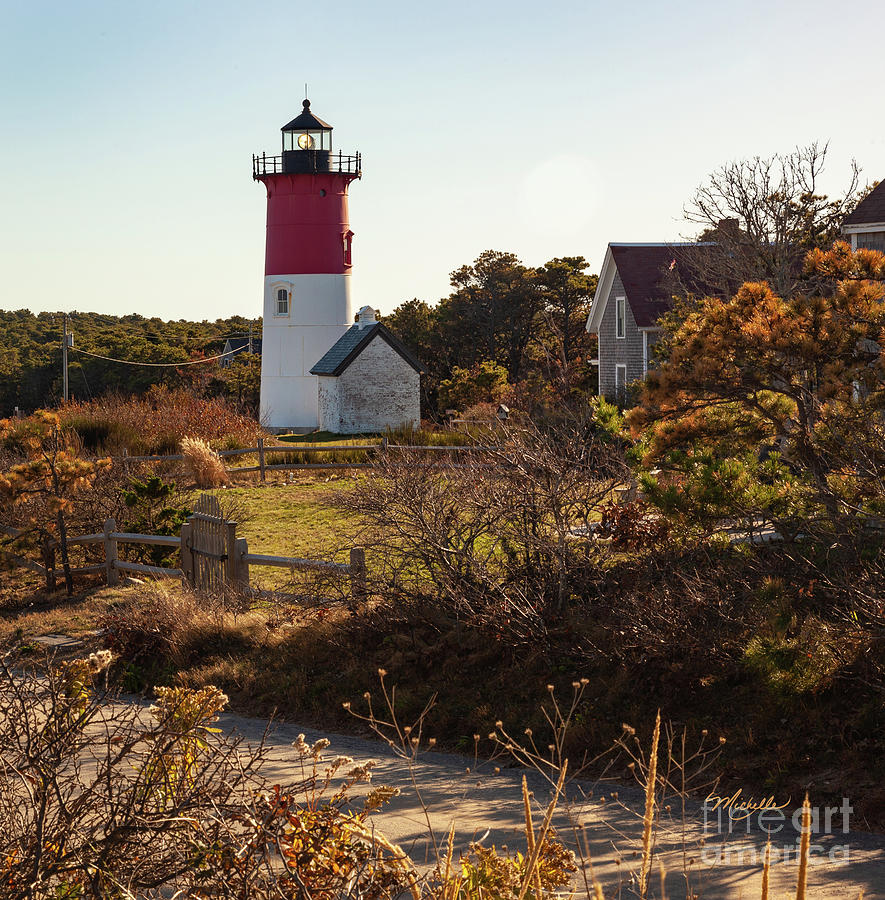 Nauset Light in October Photograph by Michelle Constantine