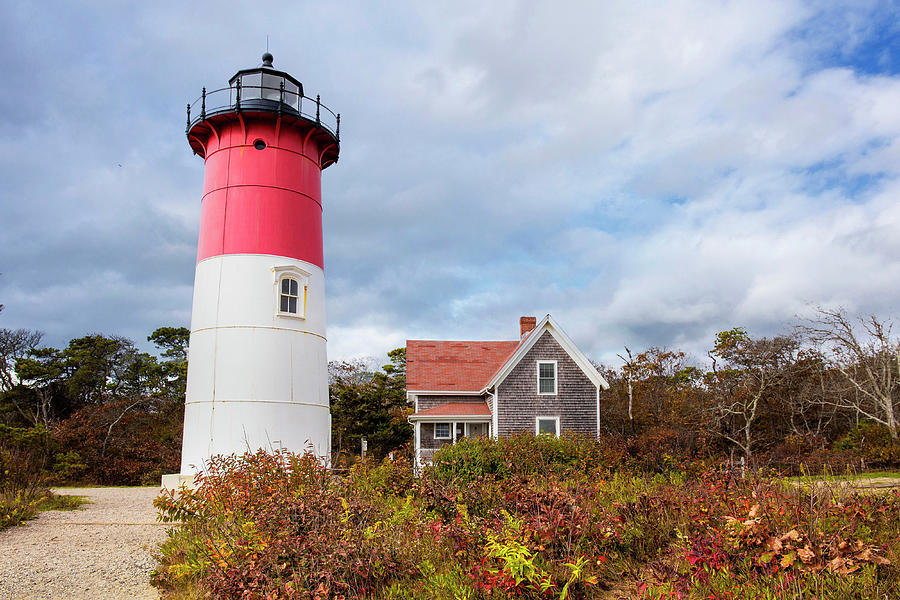 Nauset Lighthouse Autumn Photograph