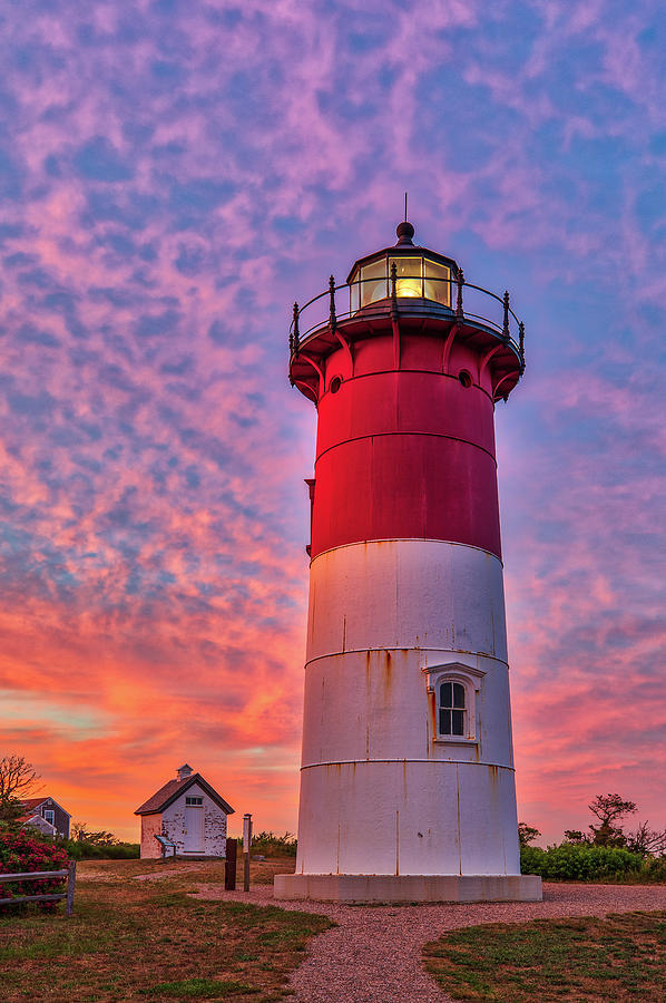 Sunset Photograph - Nauset Lighthouse by Juergen Roth